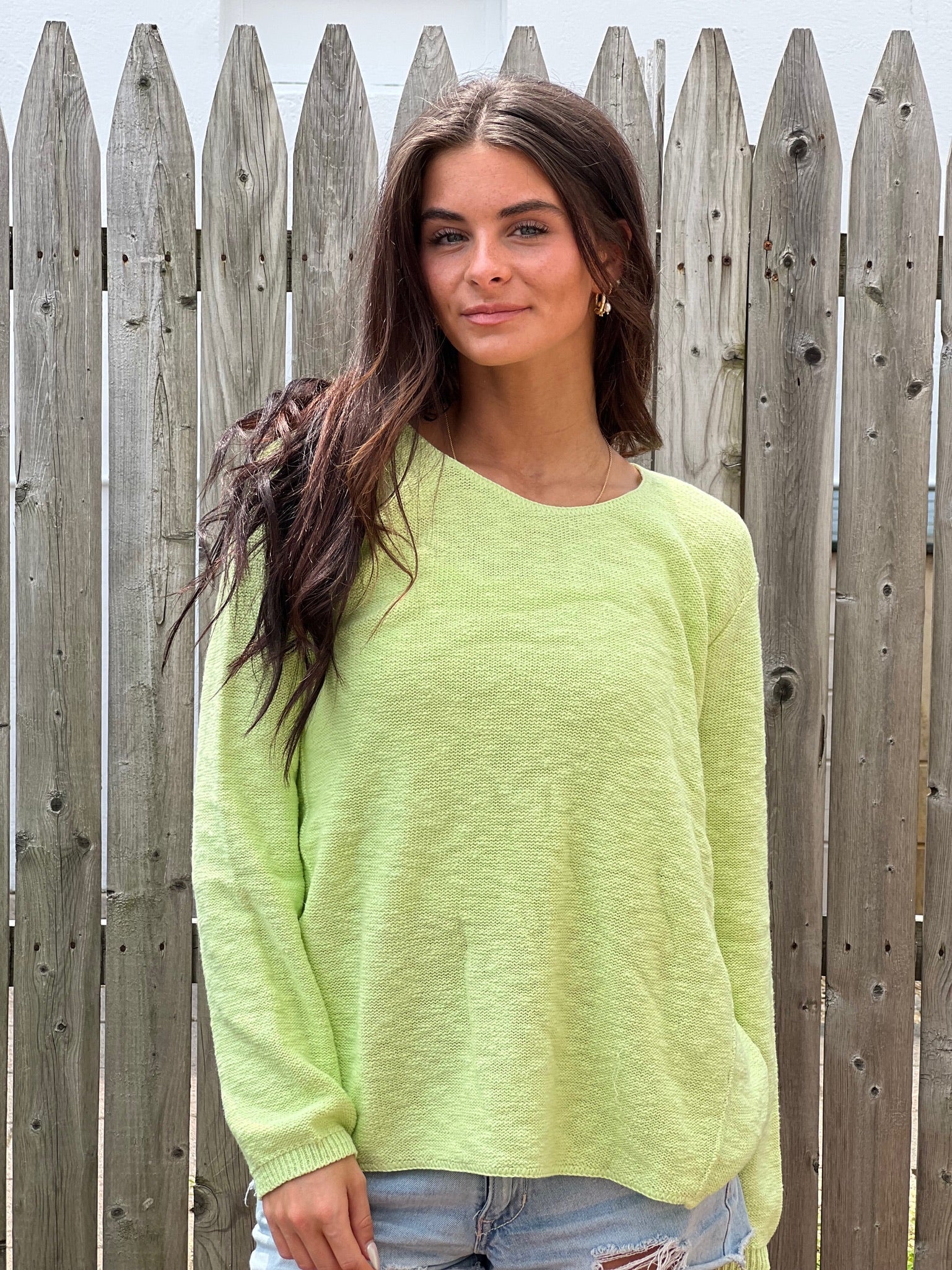 Crewneck Knit Sweater- Brights