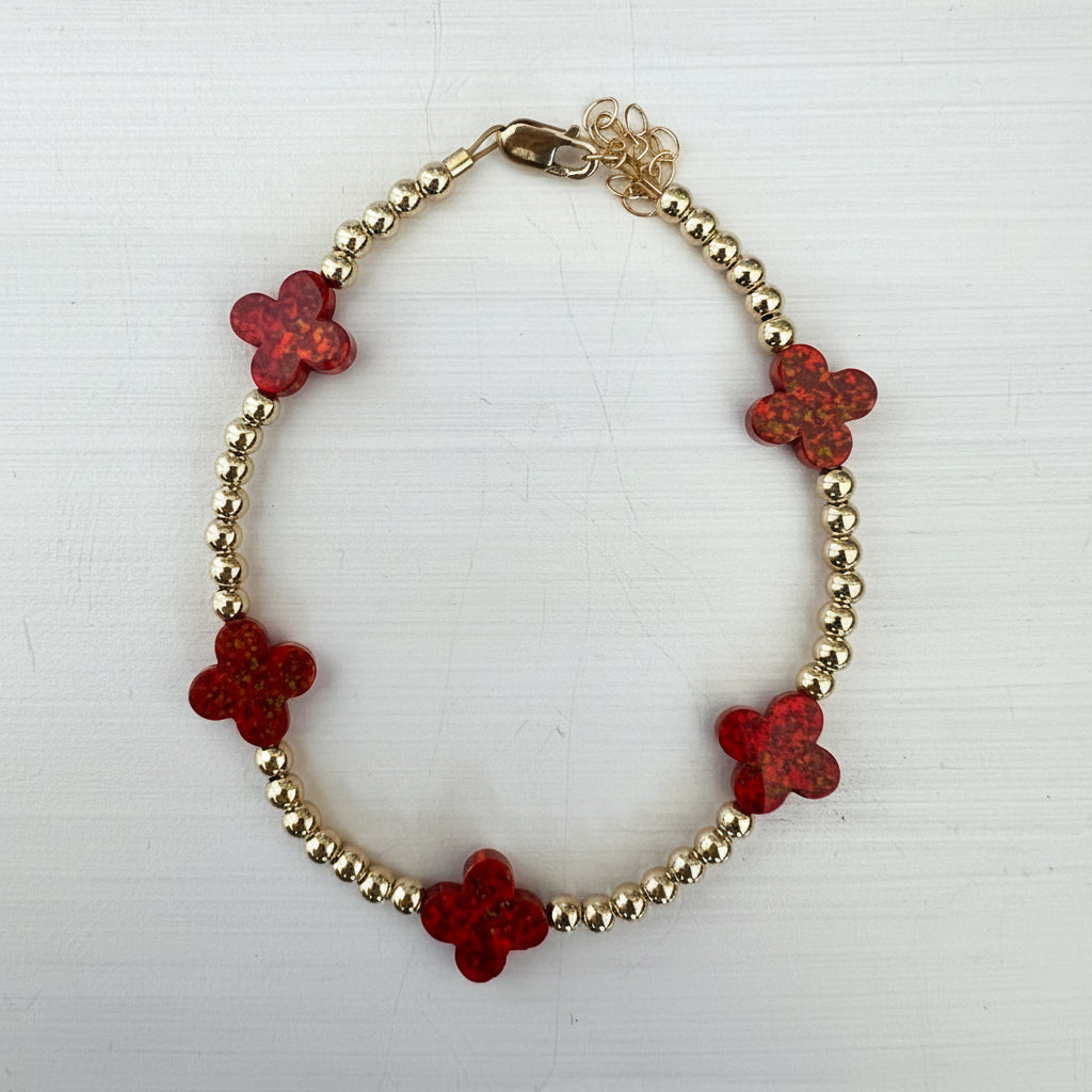 5 Medium Clover Bracelet
