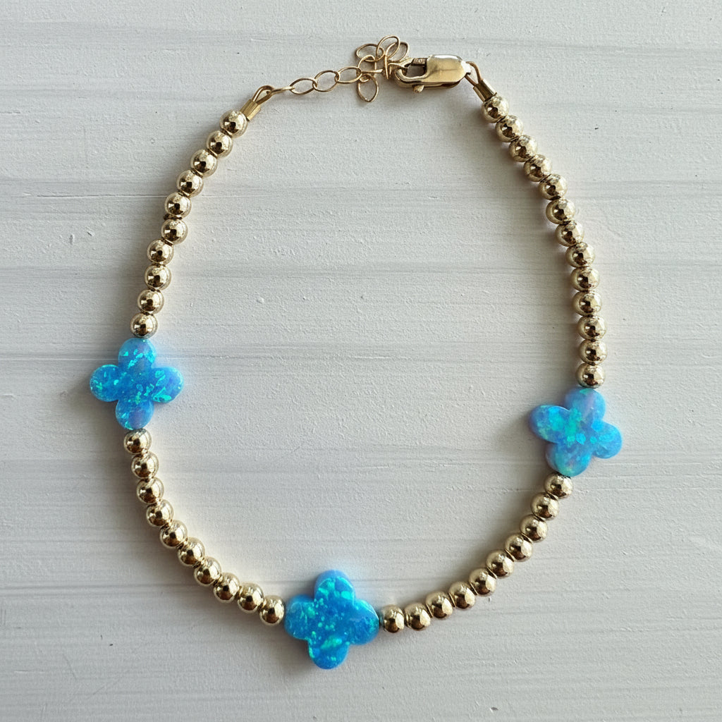 Triple Medium Clover Bracelet