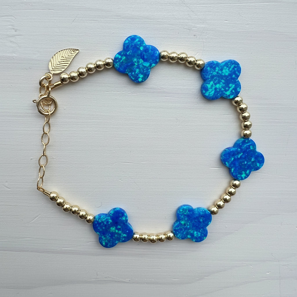 Multi Large Clover Bracelet
