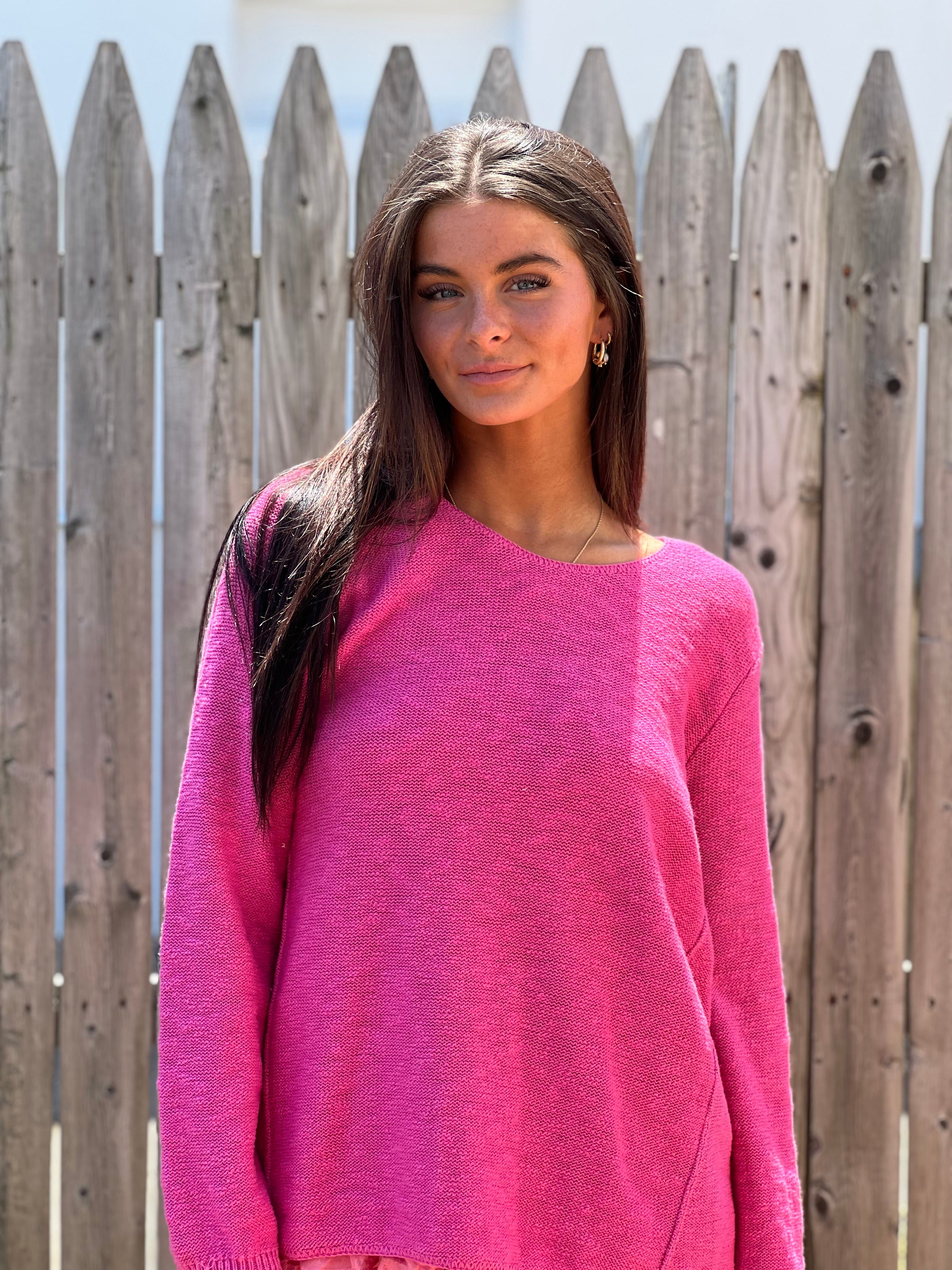 Crewneck Knit Sweater- Brights