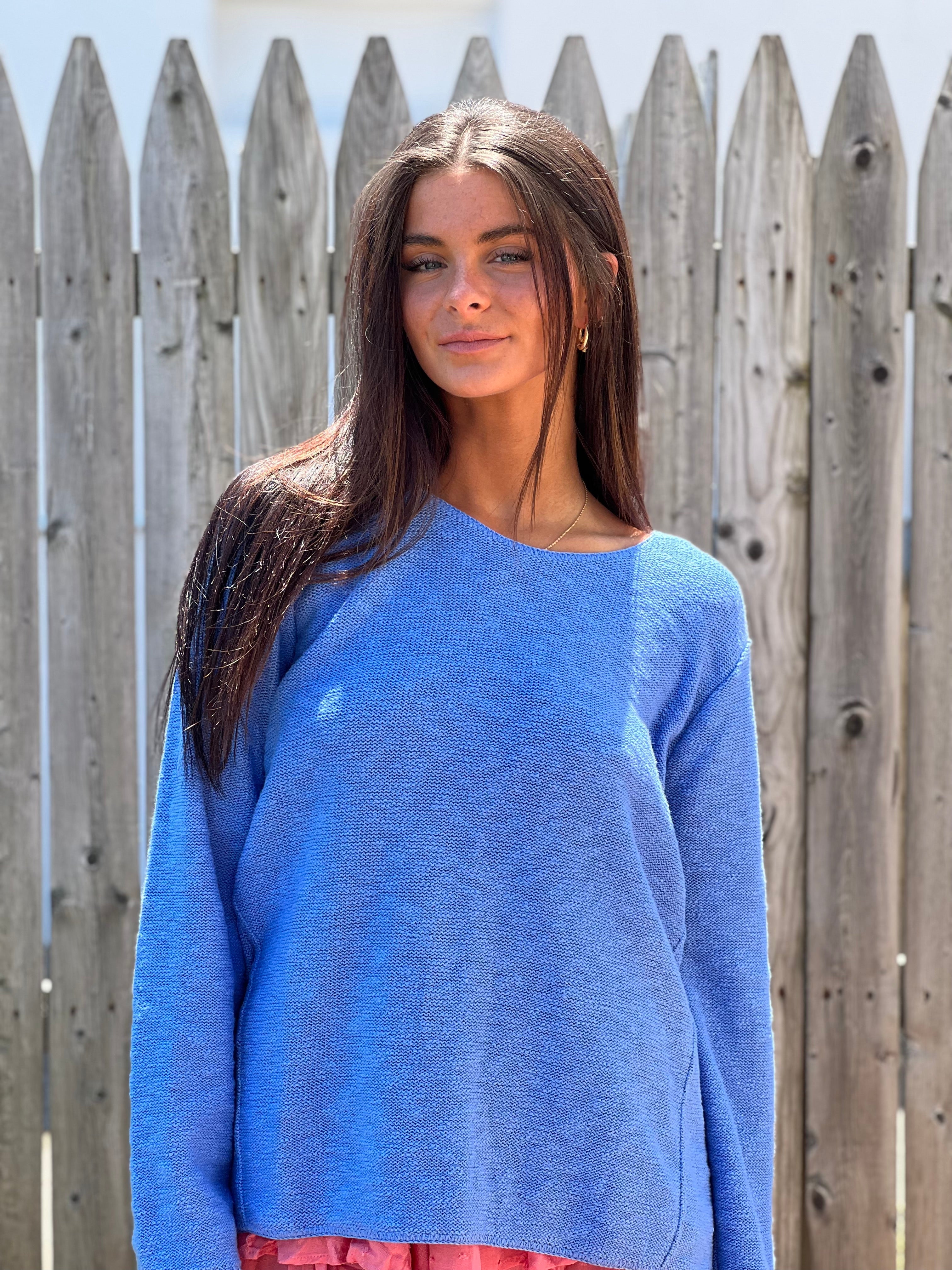 Crewneck Knit Sweater- Brights