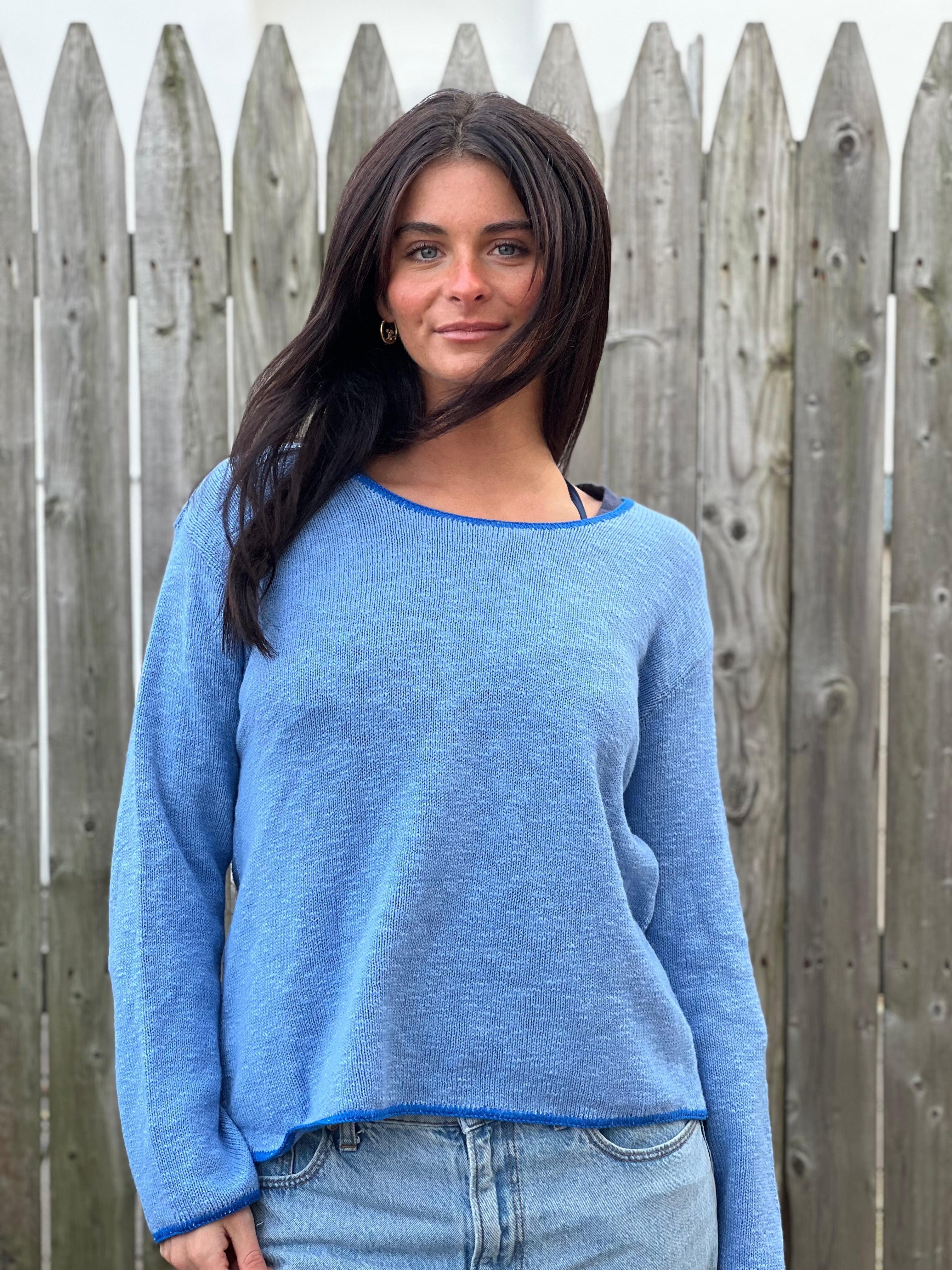 Contrast Stitch Sweater