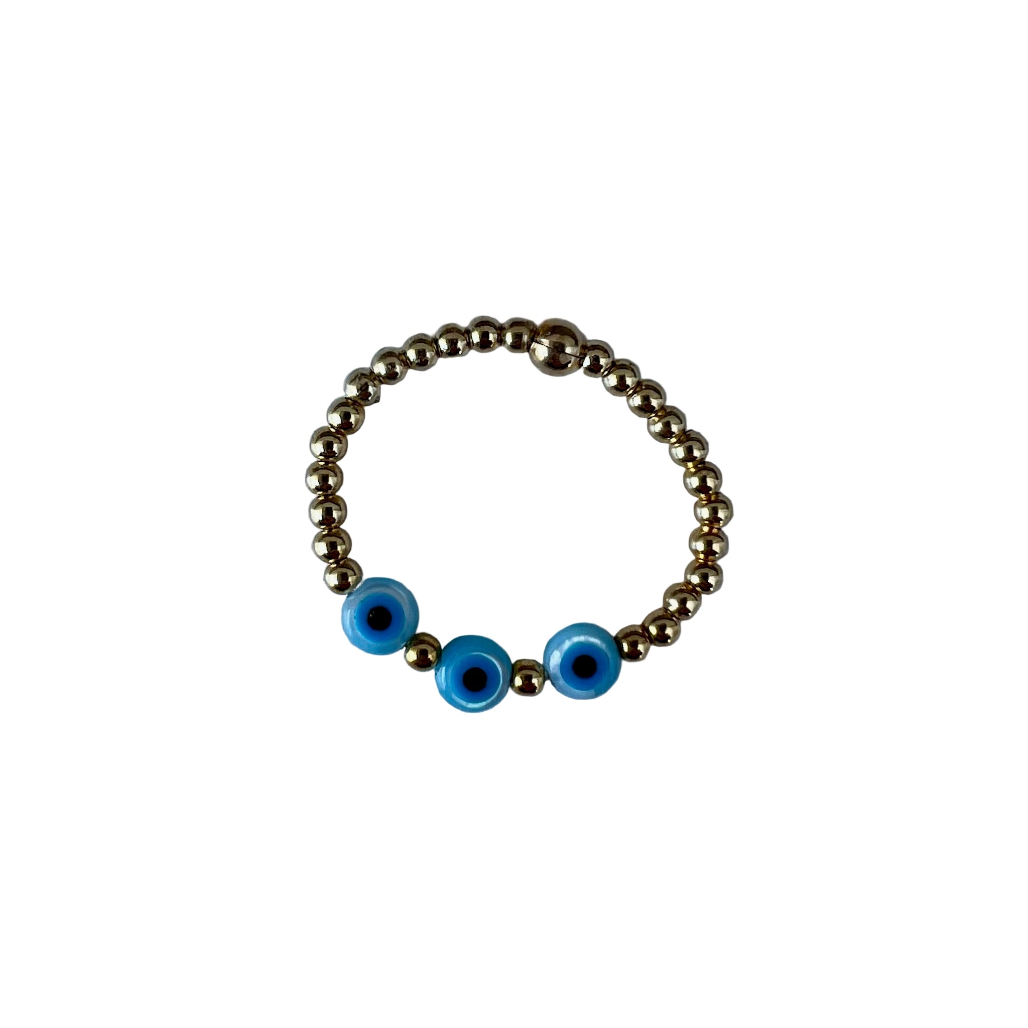 Triple Evil Eye Ring