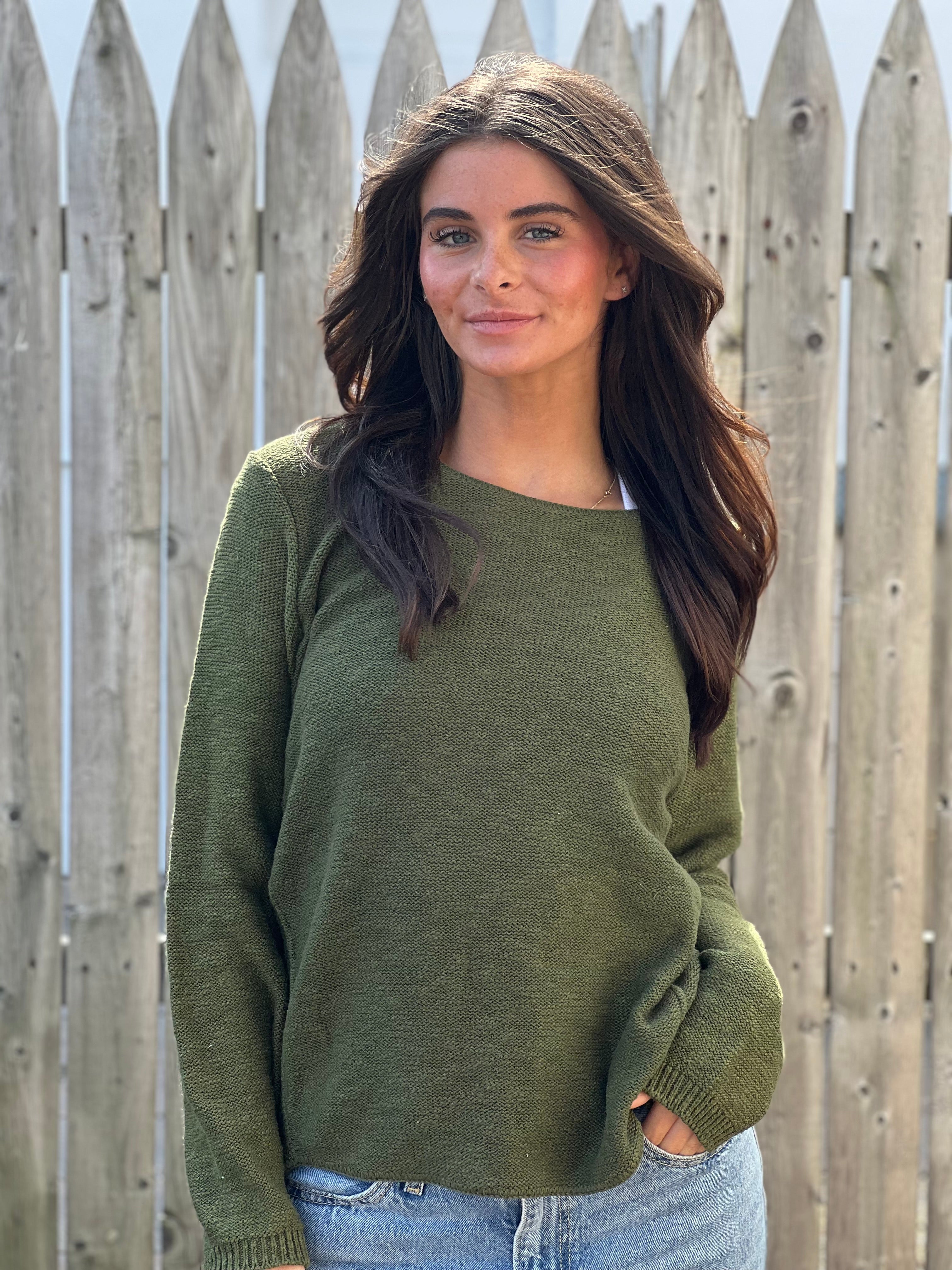 Crewneck Knit Sweater