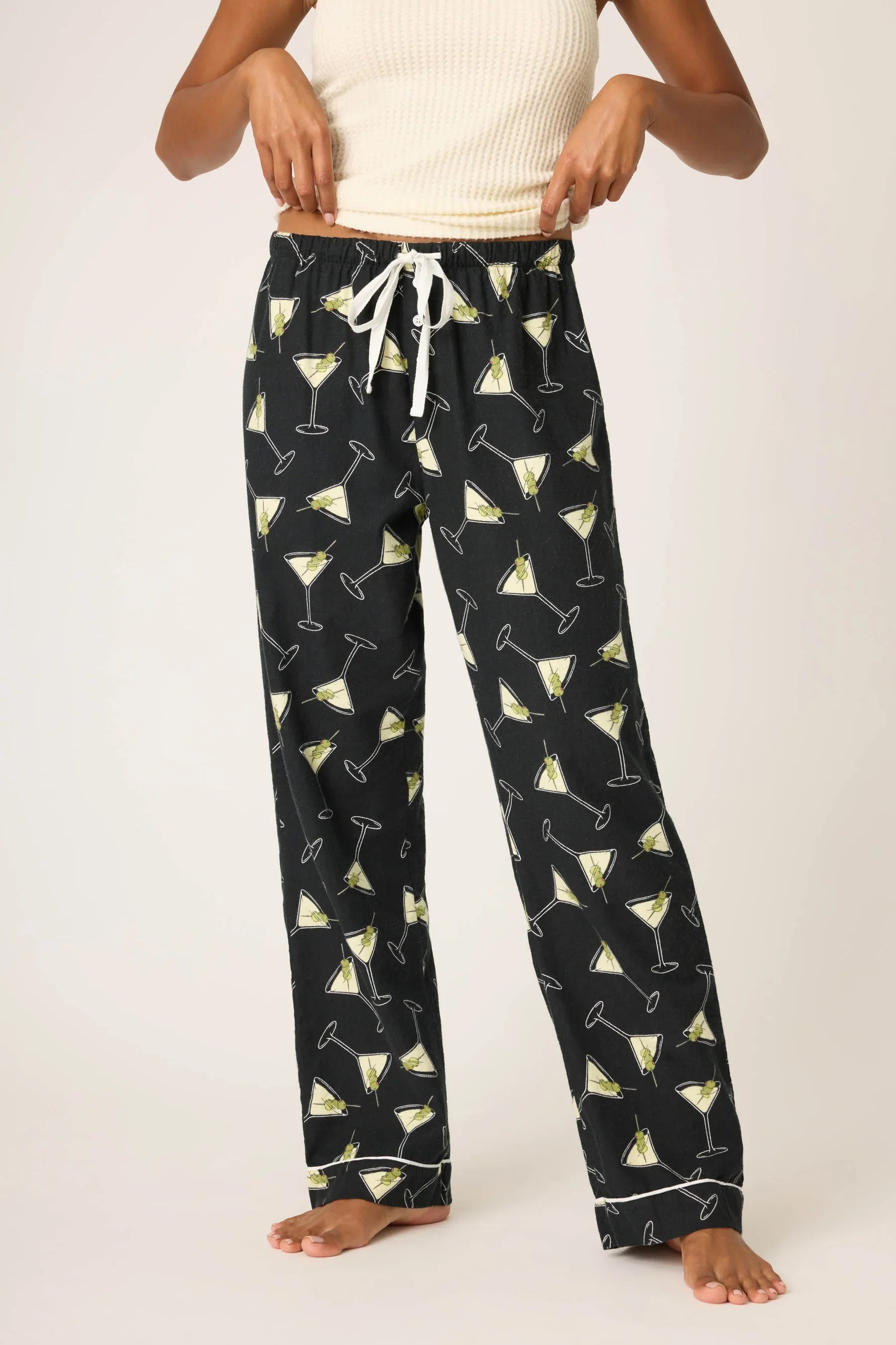 PJ Salvage Flannel Martini Pants