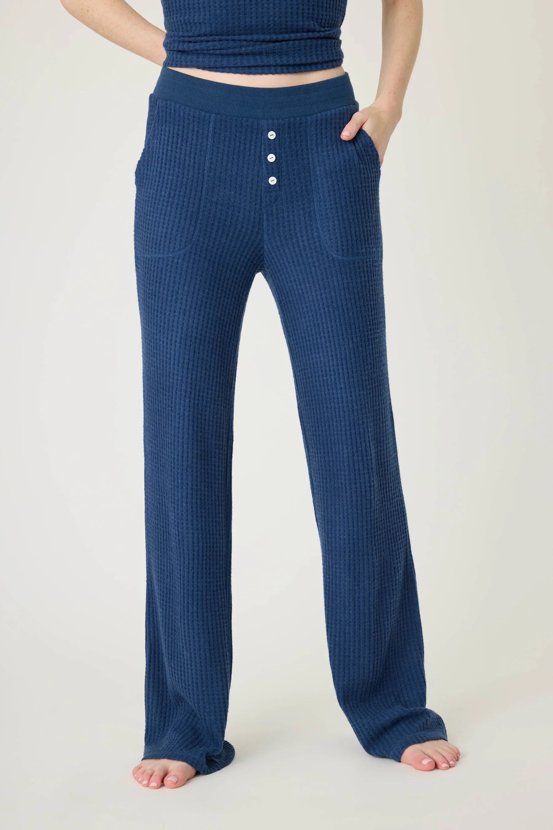 PJ Salvage Waffle Knit Pant