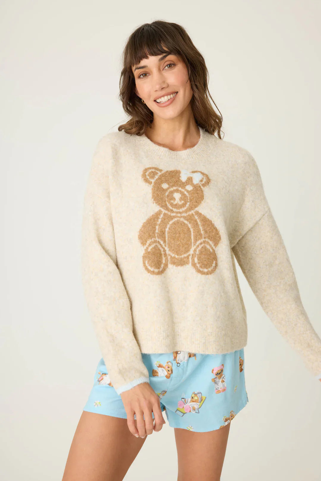 PJ Salvage Teddy Bear Sweater
