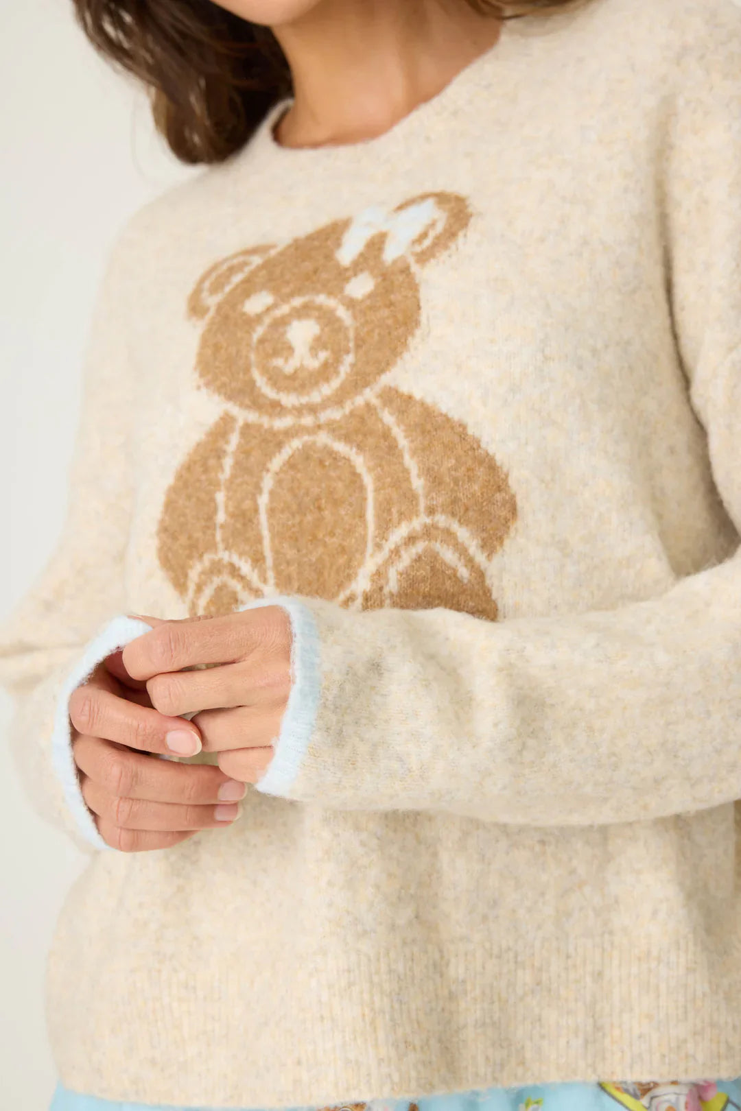 PJ Salvage Teddy Bear Sweater